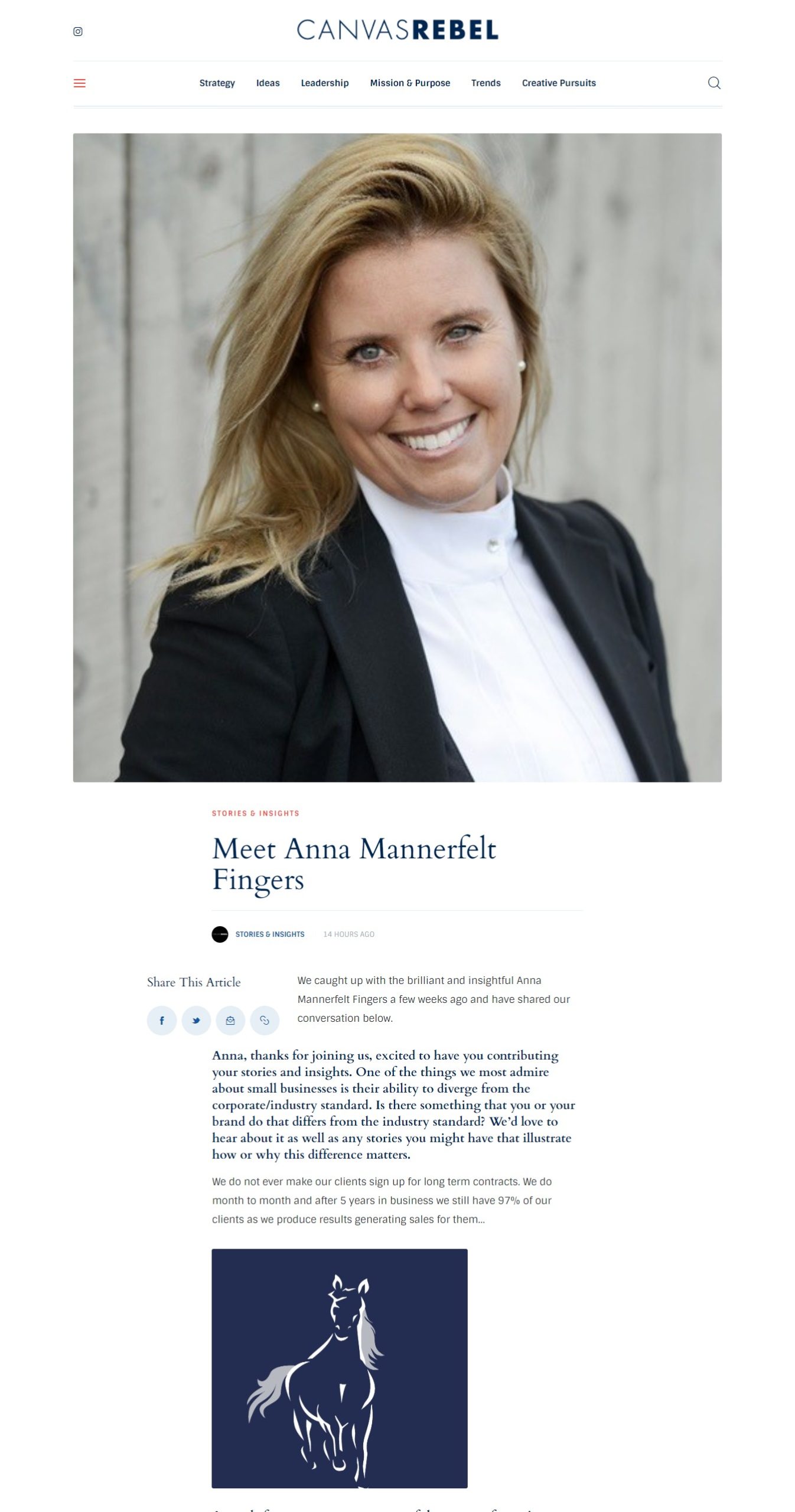 Meet Anna Field - CanvasRebel Magazine